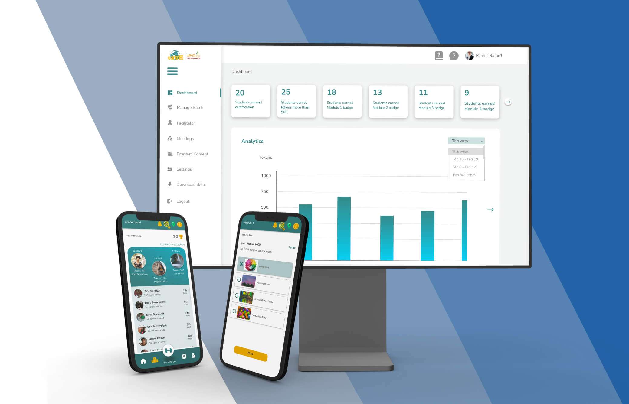 UNUH | SCORM based LMS app developed for Jamaican students